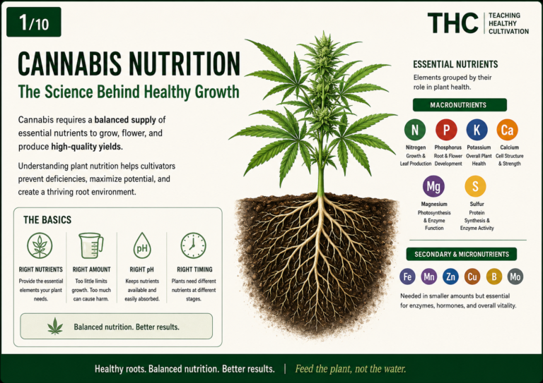 Cannabis Nutrition Science Behind Healthy Growth