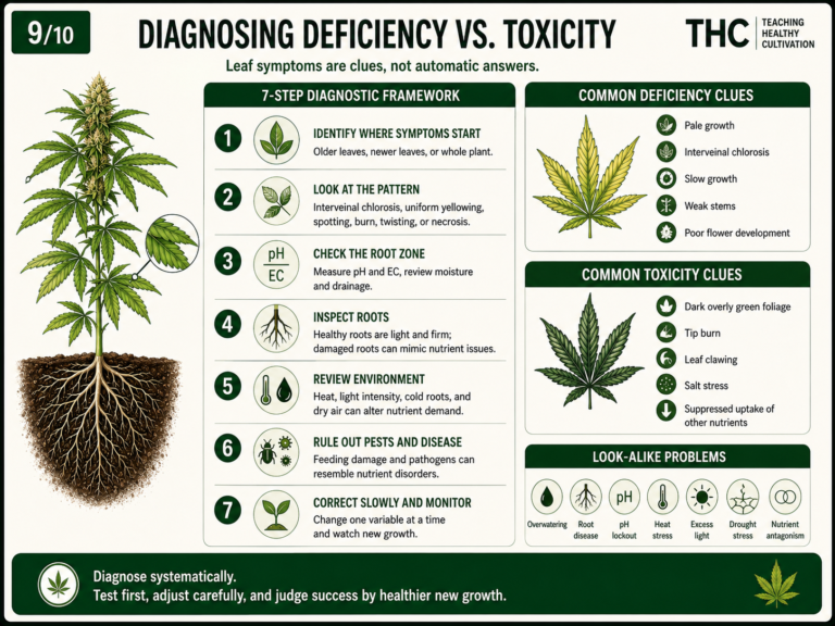 Diagnosing Deficiency vs Toxicity Infographic
