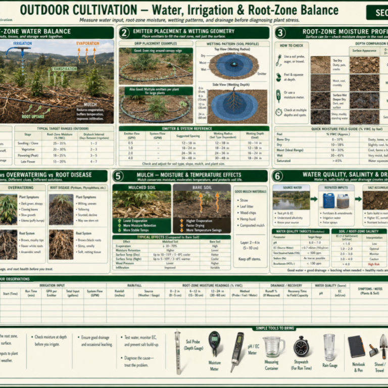 Outdoor 03 Water Irrigation and Root Zone Balance