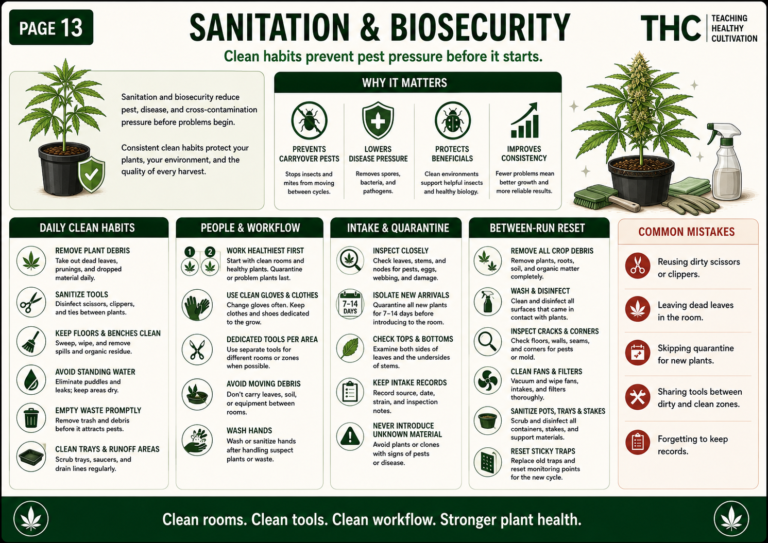 Sanitation and Biosecurity Infographic