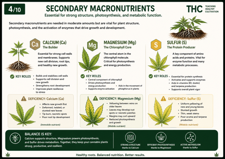 Secondary Macronutrients Infographic