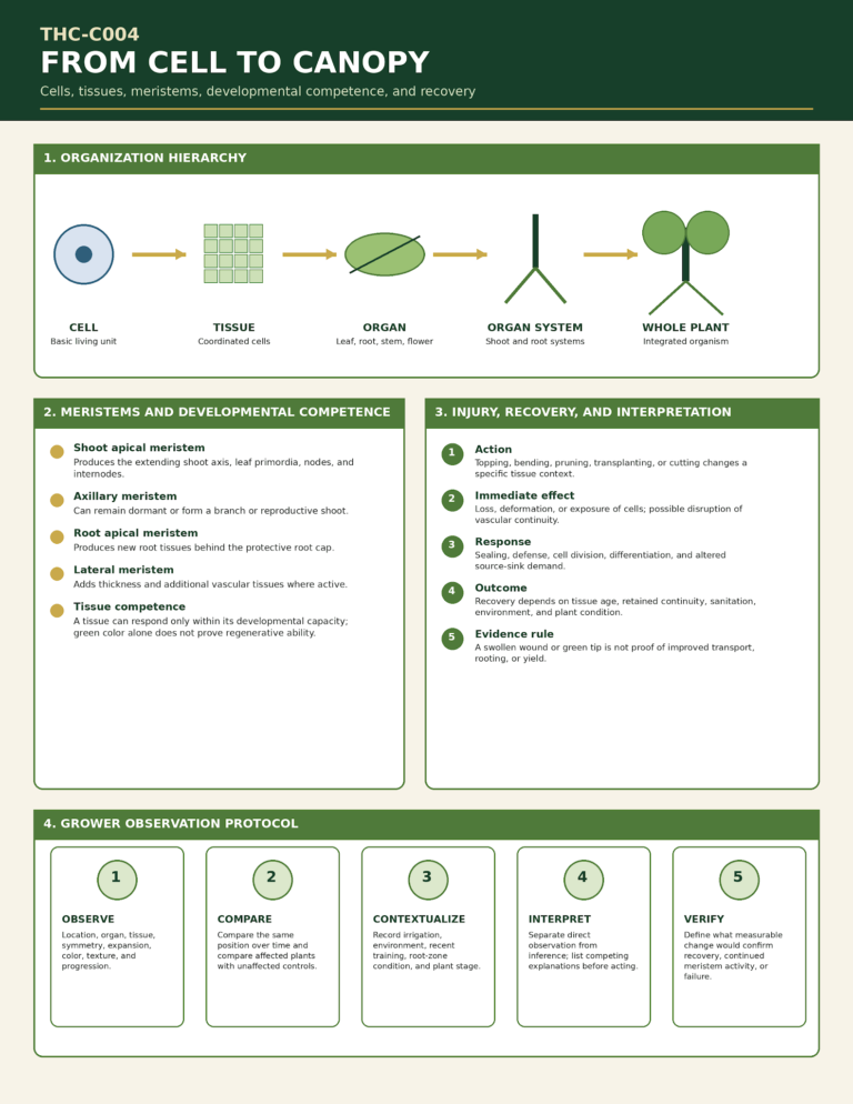 Infographic From Cell to Canopy