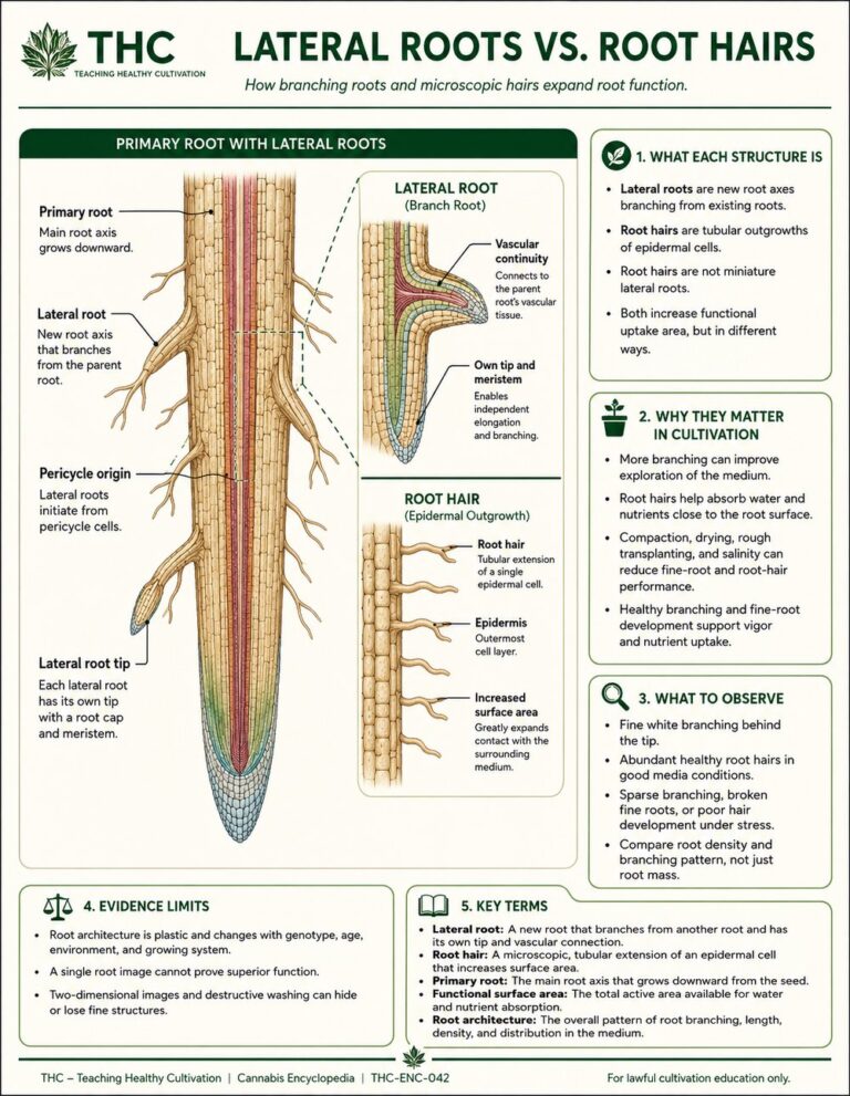 Lateral Roots vs Root Hairs