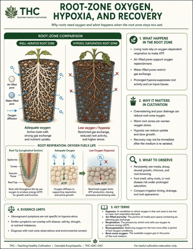 Root Zone Oxygen Hypoxia and Recovery