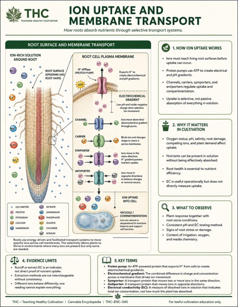 Ion Uptake and Membrane Transport