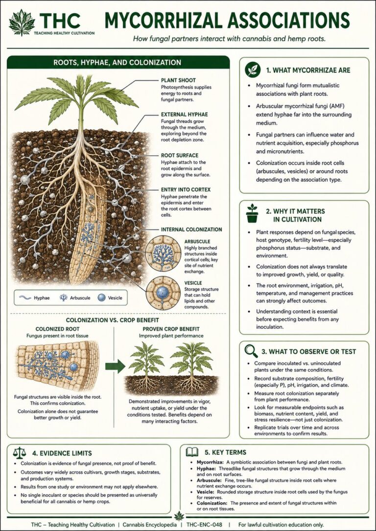 Mycorrhizal Associations in Cannabis and Hemp