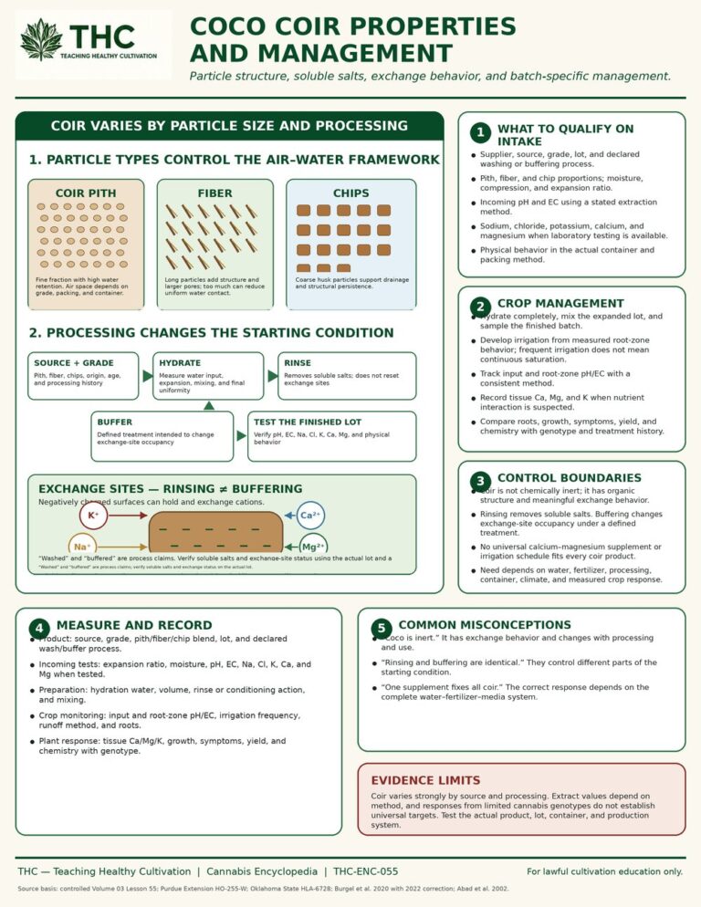 Coco Coir Properties and Management