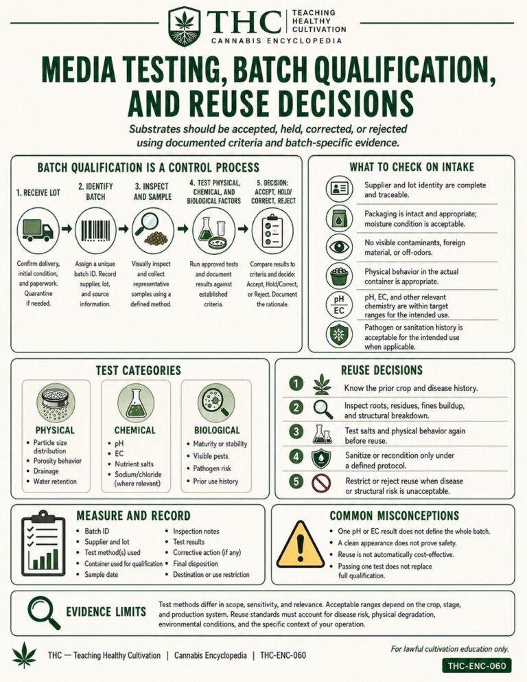 Media Testing Batch Qualification and Reuse Decisions