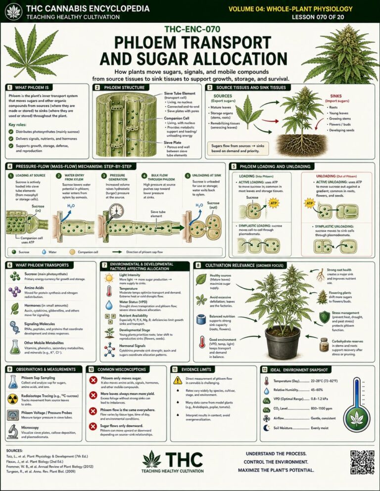 Phloem Transport and Sugar Allocation