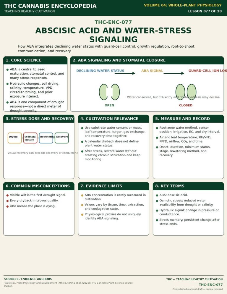 Abscisic Acid and Water Stress Signaling