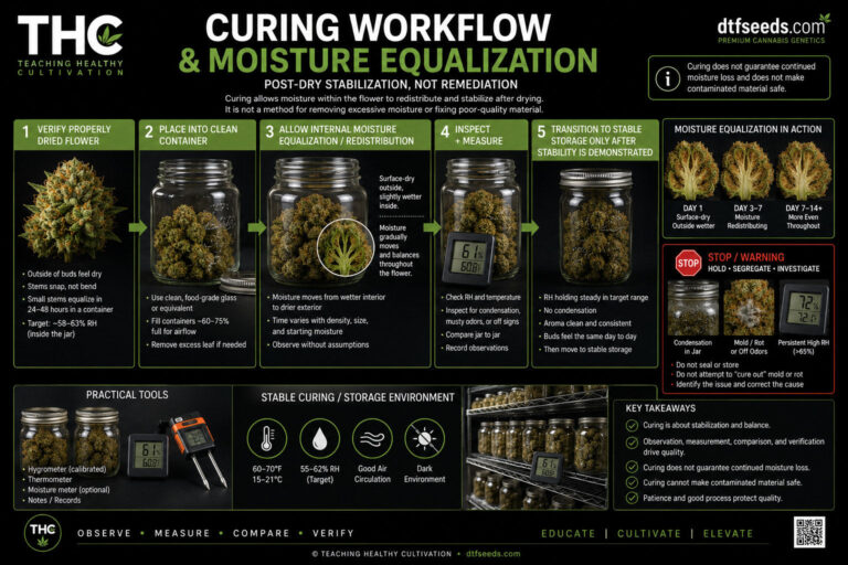 HARV 08 curing workflow moisture equalization