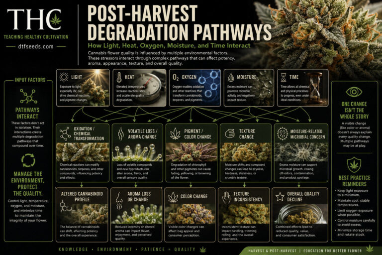 HARV 10 post harvest degradation pathways