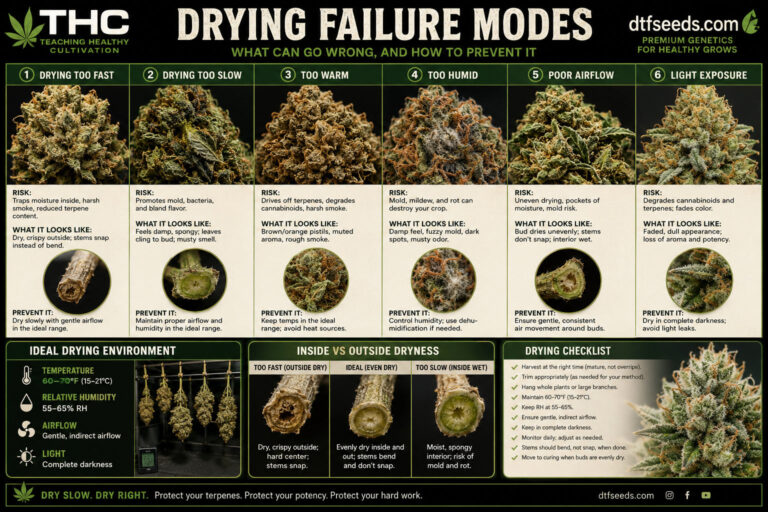 HARV 13 drying failure modes detailed