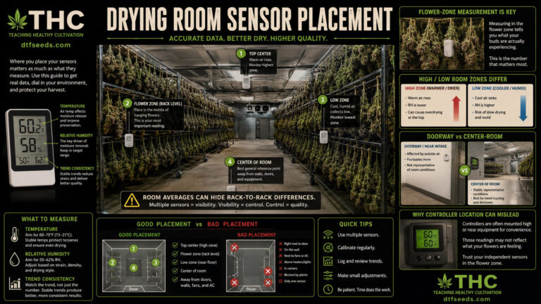 HARV 15 drying room sensor placement