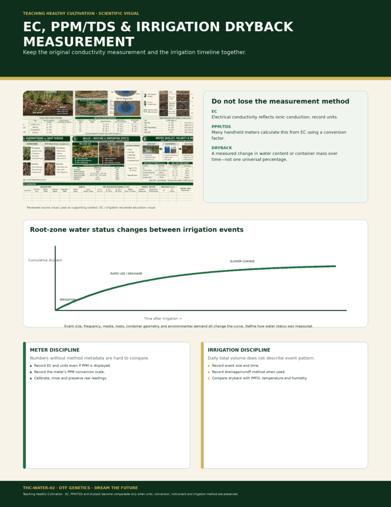 WATER 02 EC PPM TDS Irrigation Dryback Full Sheet Infographic
